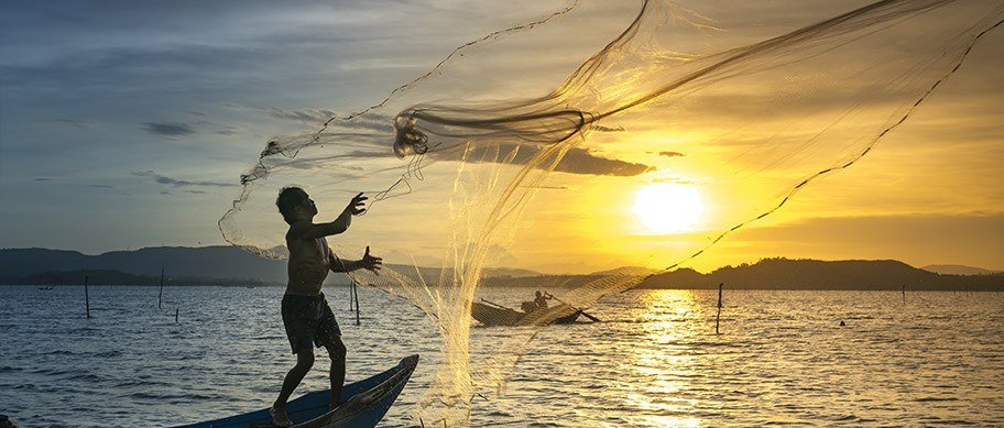 Fisherman in Vietnam